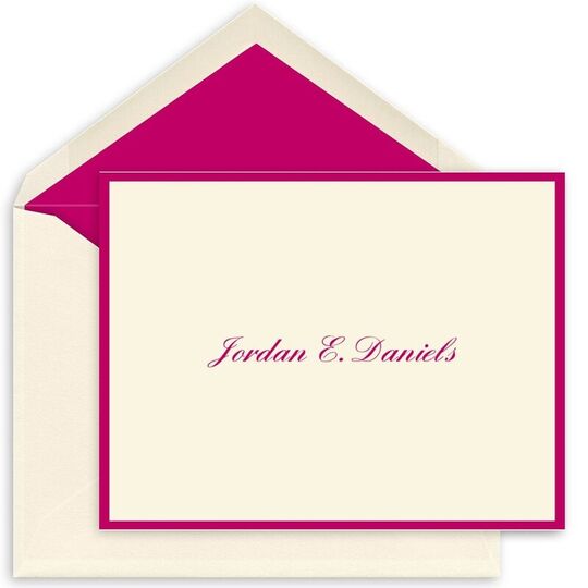 Thin Framed Folded Note Cards